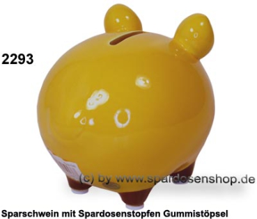 KCG Sparschwein Blanko gelb D